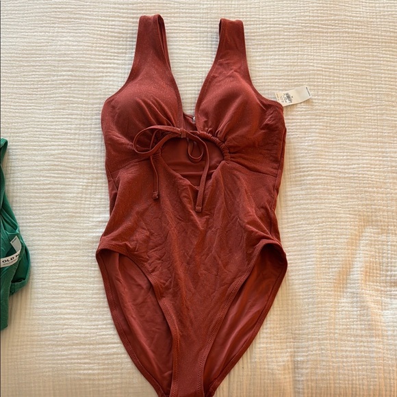 Old Navy 2 x Glitter One Piece Swimsuit Bundle BRAND NEW - Picture 8 of 11